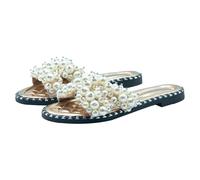 Where's That From Womens/Ladies Eve Pearl Flat Heel Sliders / N/A N/A WM101