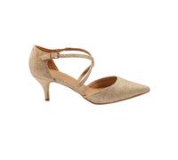 Where's That From Womens/Ladies Kennedi Glitter Crossover St6 UK Wide Gold WM11