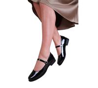 Where's That From Womens/Ladies Kingston Patent Leather Buck WM389