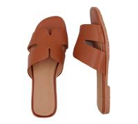 Where's That From Womens/Ladies Mae Instep Strap Wide Sandal6 UK Wide Tan WM110