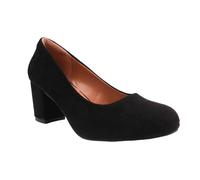 Where's That From Womens/Ladies Melrose Suede Wide Medium Bl WM412
