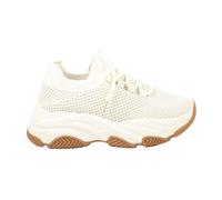 Where's That From Womens/Ladies Mesh Lace Up Knitted Trainer5 UK Beige GT6527