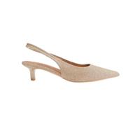 Where's That From Womens/Ladies New Pointed Glitter Sling Ba7 UK Gold WM268