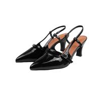 Where's That From Womens/Ladies On Point Sling Back Wide Mid Heel Sandals WM360