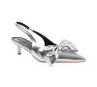 Where's That From Womens/Ladies Santorini Bow Pointed Kitten4 UK Silver WM427