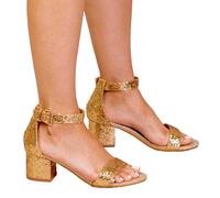 Where's That From Womens/Ladies Strappy Block Heel Sandals / N/A N/A GT7138