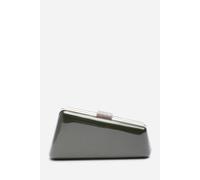 Where's That From Women's 'Lark' Asymmetric Metallic Clutch Bag in Green Where's That From Green One Size