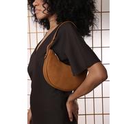 Where's That From Women's 'Pebble' Modern Half Moon Shoulder Bag in Tan Where's That From Tan One Size