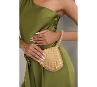 Where's That From Women's 'Rosa' Mini Chainmail Pouch Bag in Gold Where's That From Gold One Size