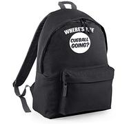 Where's The Cueball Going? Snooker Funny Backpack Rucksack Dimensions: 31 x 42 x 21 cm Capacity: 18 litres Ruck Sack -Black