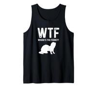 Where's The Ferret Funny Ferret Tank Top