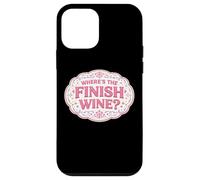 Where's The Finish Wine Lover Runner Running Race Joke Quote Case for iPhone 12 mini