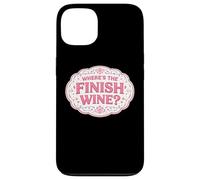 Where's The Finish Wine Lover Runner Running Race Joke Quote Case for iPhone 13