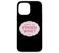 Where's The Finish Wine Lover Runner Running Race Joke Quote Case for iPhone 13 Pro Max