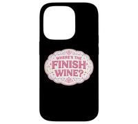 Where's The Finish Wine Lover Runner Running Race Joke Quote Case for iPhone 14 Pro