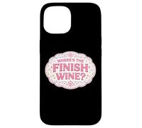 Where's The Finish Wine Lover Runner Running Race Joke Quote Case for iPhone 15