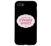 Where's The Finish Wine Lover Runner Running Race Joke Quote Case for iPhone SE (2020) / 7/8
