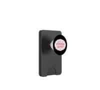 Where's The Finish Wine Lover Runner Running Race Joke Quote PopSockets PopWallet for MagSafe