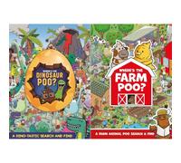 Where's the Poo Collection: 2-Book Set by Alex Hunter (Where's the Dinosaur Poo?, Where's the Farm Poo?) - Paperback