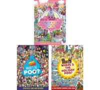 Where's the Poo Collection: 3-Book Set by Alex Hunter (Where's the Unicorn Poo?, Where's the Poo?, Where's the Holiday Poo?) - Paperback
