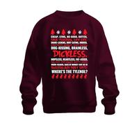 Wheres The Tylenol Christmas Ugly Sweater Beautiful Gift Griswold Unisex Sweatshirt Pullover, burgundy, L