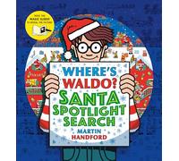 Where's Waldo? Santa Spotlight Search: (A Christmas Hidden Object Search-And-Find Puzzle Book with a Magic Flashlight to Reveal the Picture - A Perfect Holiday Gift for All Ages)