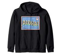 Where's Wally Aloha See You Beach Fun Zip Hoodie