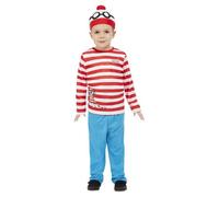 Toddlers Official Where's Wally Costume World Book Day Fancy Dress Party Outfit