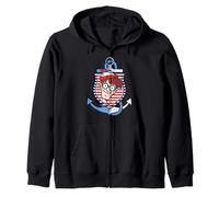 Where's Wally Nautical Adventure Badge Zip Hoodie