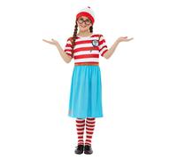 Where's Wally? Wenda Deluxe Costume, Red & White