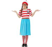 Wheres Wally? Women's Deluxe Wenda Costume Set in Off-White Wheres Wally? Off-White