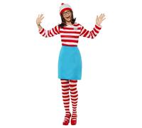 Wheres Wally? Women's Wenda Costume Set in Off-White | Size: Medium Wheres Wally? Off-White M