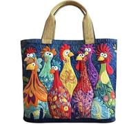 Whether Youre Treating Yourself Or Loking For A Thoughtful Gift For A Fellow Book Lover This Quilted Tote Bag Combines Practicality With Artistic Flair (C)