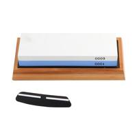 Whetstone Sharpening Stone Sharpener 1000/6000 Grit Double Sided Knife | Non-slip Holder, Angle Guidance, Polishing Edges, for Knives, Cutting Tools, Professional and Enthusiasts