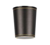WHFCBJBW PU Leather Dices Cup Fashion Simple Dices Shaker Cup Flannel Interior Quiet Shaker Cup Clubs Entertainment Dices Cup