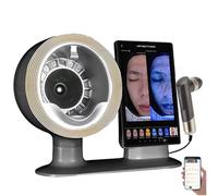 WhFKLca 15.6" AI Skin Analyzer Machine with Hair Scalp Handheld Detector, 10-Spectrum, 18 Skin Analysis Images, SD Card Support, Detects Pore, Wrinkle, Pigment for Personalized Skincare