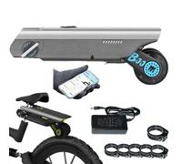 WhFKLca Bicycle Electric Booster with APP Control, 4 Power Assist Modes, 50Km Battery Life, Electric Bike Conversion Kit for Mountain Bikes(1.5/1.75/1.95/2.15inch) and Road Bike(25C/28C/35C/38C) Blue