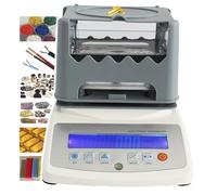 WhFKLca Gold Purity Tester, 0.001g/cm3 High Accuracy Digital Solid Densimeter Plastic Rubber Granules Density Tester for Accurate Measurement of Gold, Silver, Platinum, and Plastics 600A