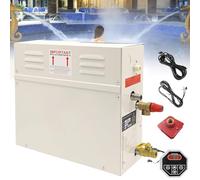 WhFKLca Steam Sauna Generator Kit, Steam Shower Generator with LED Display Controller, Time and Temperature Adjustable, for Home SPA Bathroom Hotel Shower Steam 9KW