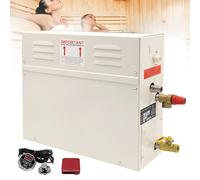 WhFKLca Steam Shower Generator, 3-18KW Sauna Steam Generator with Digital Control, Home Steam Bath Machine, Spa Generator for Bathroom, with Heat Retention/Self Drain 9KW