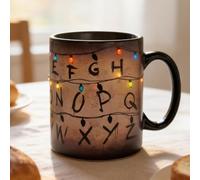 WHFSPFF Stranger Xmas Lights Thermochromic Mug, Color Changing Ceramic Coffee Cup 11oz, Temperature Heat Sensitive S Things Mugs, New Year's or Anniversary Birthday Gifts for Lovers