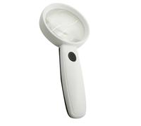 WHGURVH Hand-held Magnifying Glass 6 * 12X USB Rechargeable Portable Magnifier Screen Elderly Read Repair with LED Light Double the comfort