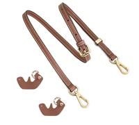 WHHVCTY Shoulder Strap for Longchamp Women's Mini Bag, Adjustable, Brown, Classic, Nylon/Polyester/Leather, Bag Strap Extension (Width 1.2 cm)