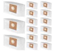 WHI-GN AHC-2 Replacement HEPA Filter Bags, compatible with 6-Quart Atrix AHC-1 Turbo Red Vacuum (15 Pack)