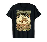 Which Dinosaur can be Found at a Rodeo a Bronco Saurus Rodeo T-Shirt