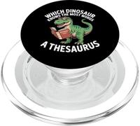 Which Dinosaur Knows The Most Words A Thesaurus - PopSockets PopGrip for MagSafe