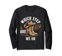 Which Step are We One Line Dance Long Sleeve T-Shirt
