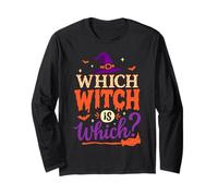 Which Witch is Which Halloween for Women Men English Teacher Long Sleeve T-Shirt