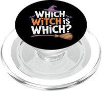 Which Witch Is Which Witty Halloween Saying PopSockets PopGrip for MagSafe