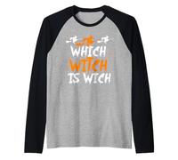 which Witch is wich Raglan Baseball Tee